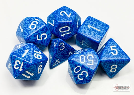 Chessex: Speckled Polyhedral Water 7-Die Set