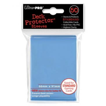 PRO-Gloss Standard Deck Protectors - Light Blue (Classic) (50-Pack)