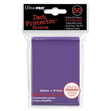 Standard Deck Protectors - Purple (50-Pack)
