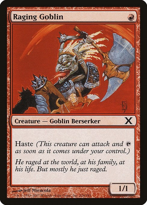 Raging Goblin (224) (10E)