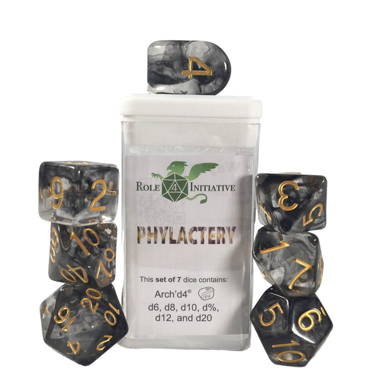 Role 4 Initiative Diffusion Phylactery 7 Die Polyhedral Set