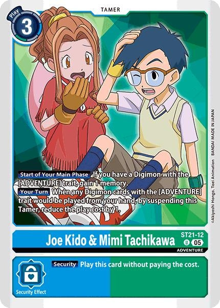 Image for Joe Kido & Mimi Tachikawa (ST21-12 U) (ST-21) - Digimon Card Game