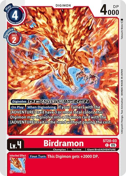 Image for Birdramon (ST20-03 C) (ST-20) - Digimon Card Game