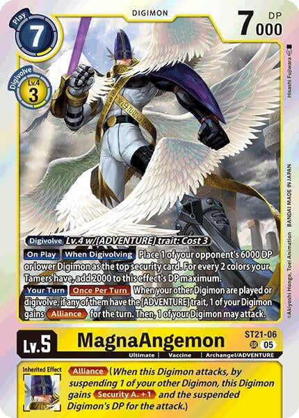 Image for MagnaAngemon (ST21-06 SR) (ST-21) - Digimon Card Game