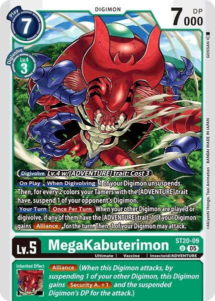 Image for MegaKabuterimon (ST20-09 U) (ST-20) - Digimon Card Game