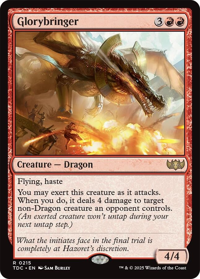 Image for Glorybringer (215) - Magic: The Gathering