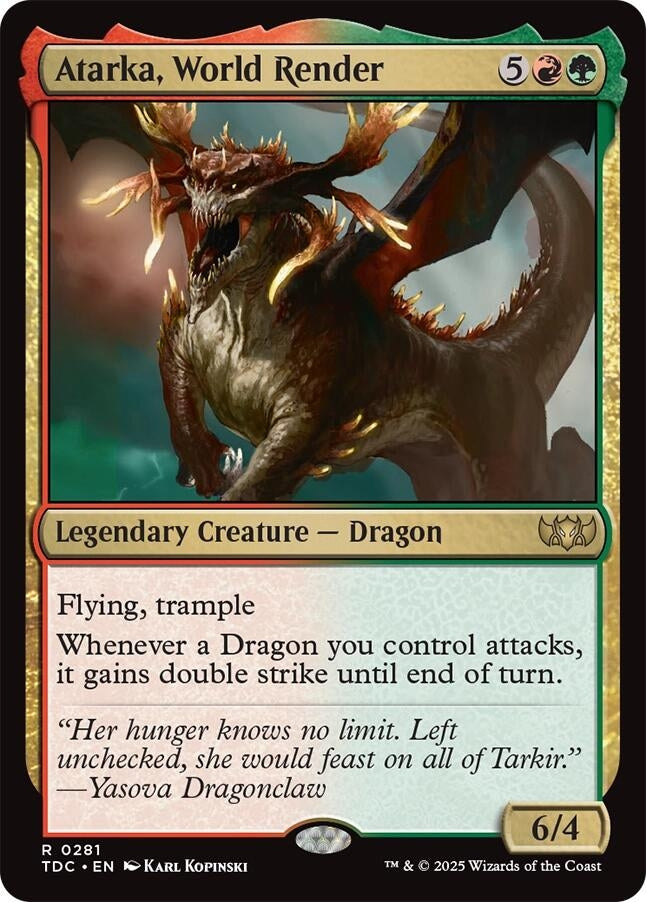 Image for Atarka, World Render (281) - Magic: The Gathering