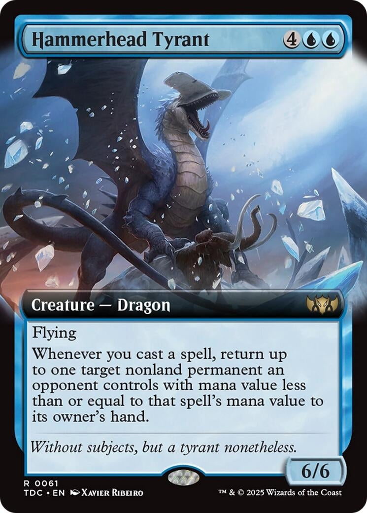 Hammerhead Tyrant (Extended Art) (61) (TDC)