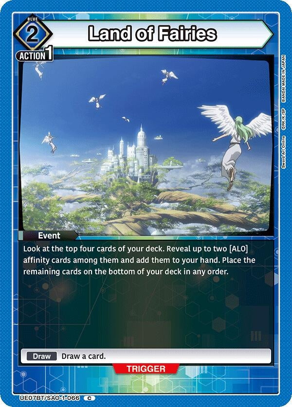 Image for Land of Fairies (UE07BT/SAO-1-066) (UE07BT) - Union Arena