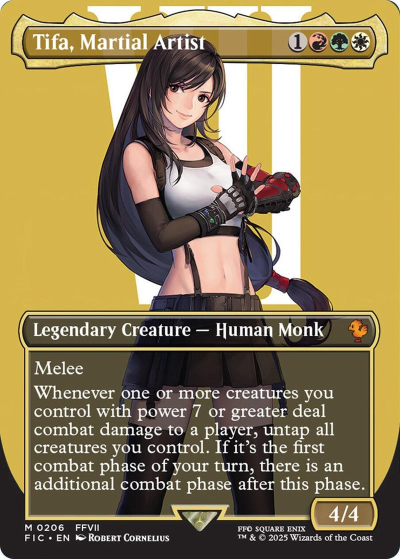Image for Tifa, Martial Artist (Borderless) (206) - Magic: The Gathering
