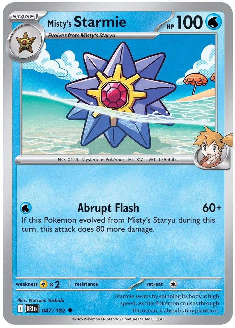 Image for Misty's Starmie (047/182) (DRI) - Pokemon