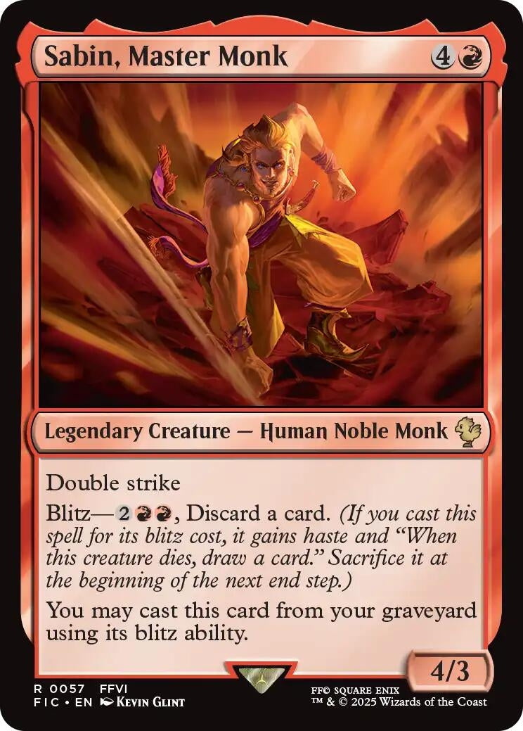 Image for Sabin, Master Monk (57) - Magic: The Gathering
