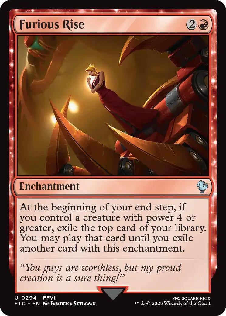 Image for Furious Rise (294) - Magic: The Gathering