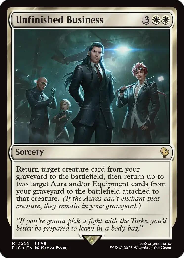 Image for Unfinished Business (259) - Magic: The Gathering
