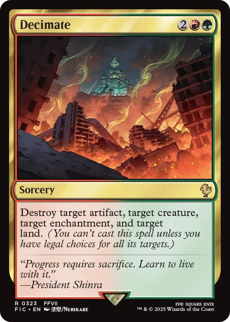 Image for Decimate (323) - Magic: The Gathering