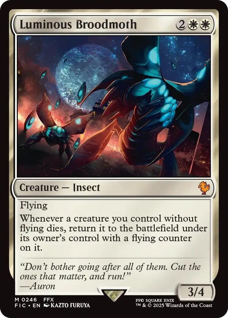 Image for Luminous Broodmoth (246) - Magic: The Gathering
