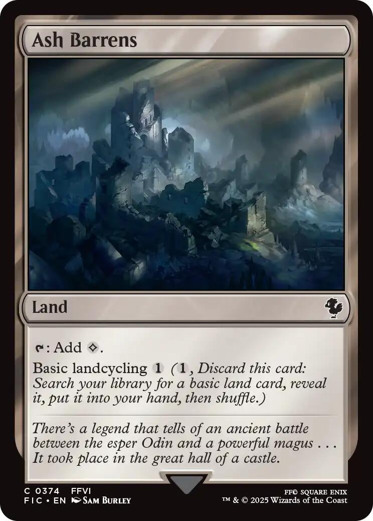 Image for Ash Barrens (374) - Magic: The Gathering