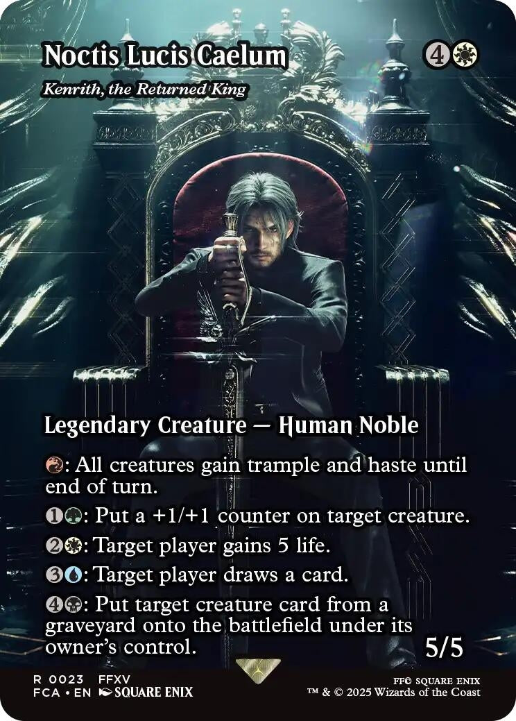 Noctis Lucis Caelum - Kenrith, the Returned King (Showcase) (23) (FCA)