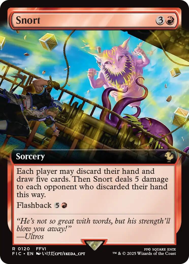 Image for Snort (Extended Art) (120) - Magic: The Gathering