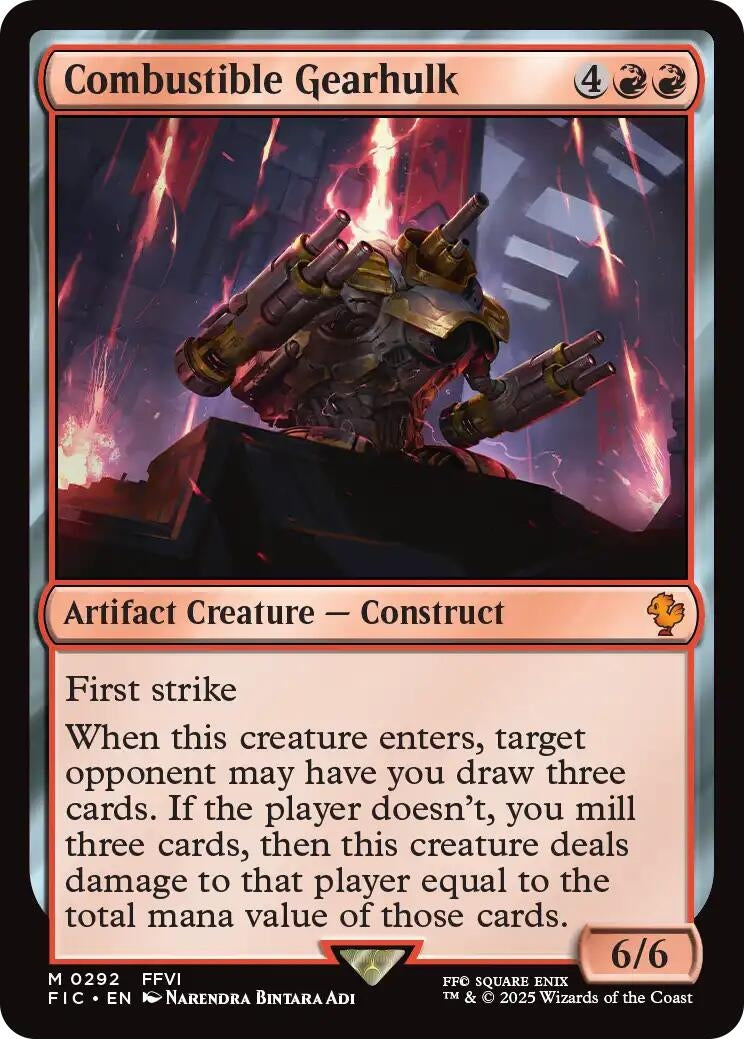 Combustible Gearhulk (Surge Foil) (292) (FIC)