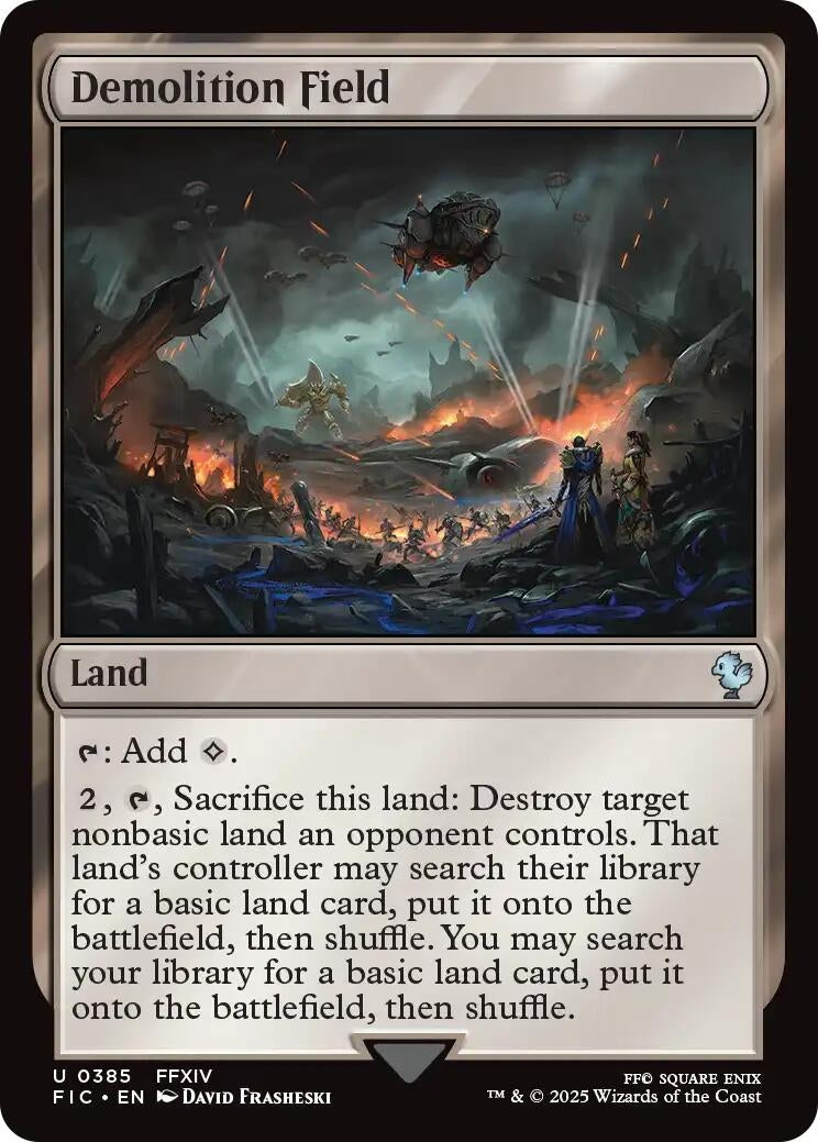 Demolition Field (Surge Foil) (385) (FIC)