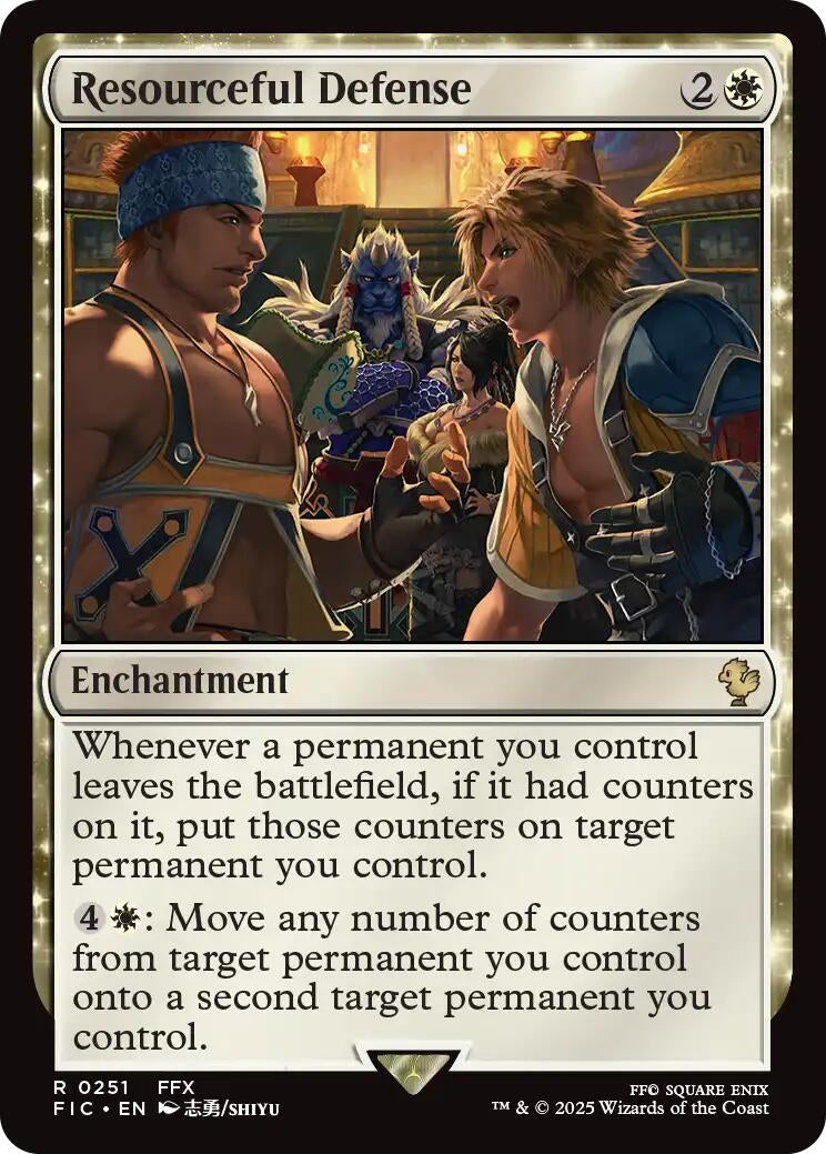 Resourceful Defense (Surge Foil) (251) (FIC)