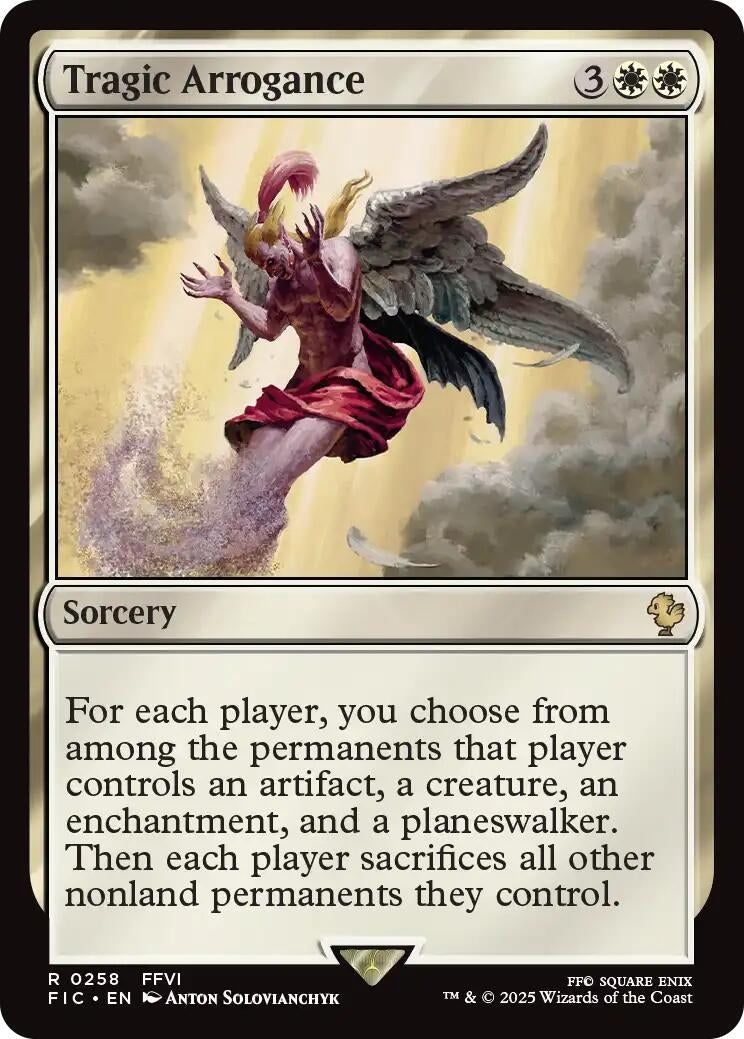 Image for Tragic Arrogance (Surge Foil) (258) - Magic: The Gathering