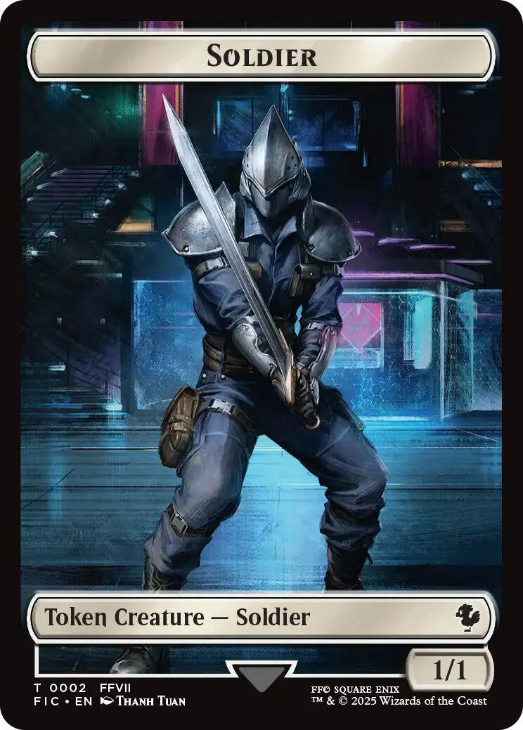 Image for Soldier // Rebel Double-Sided Token (2 // 7) - Magic: The Gathering