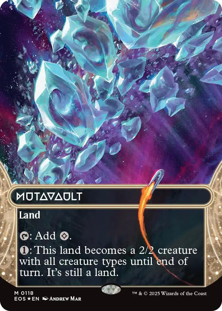 Image for Mutavault (0118) (Borderless) (Galaxy Foil) (118) - Magic: The Gathering