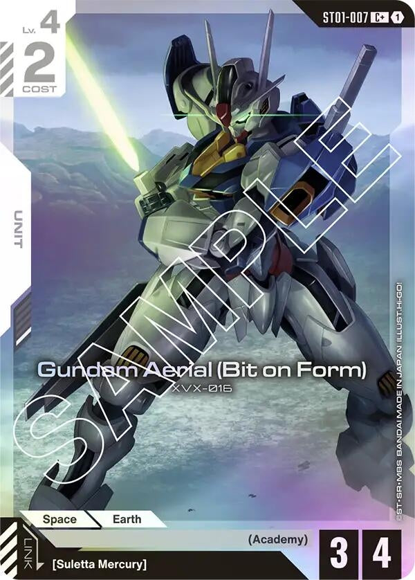 Gundam Aerial (Bit on Form) (C+) (ST01-007) (ST01)