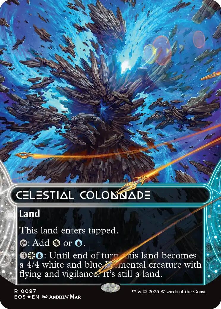 Celestial Colonnade (0097) (Borderless) (Galaxy Foil) (97) (EOS)