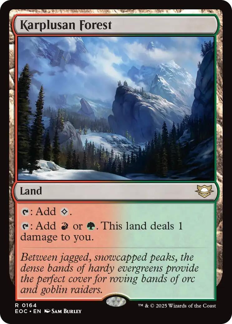 Image for Karplusan Forest (164) - Magic: The Gathering