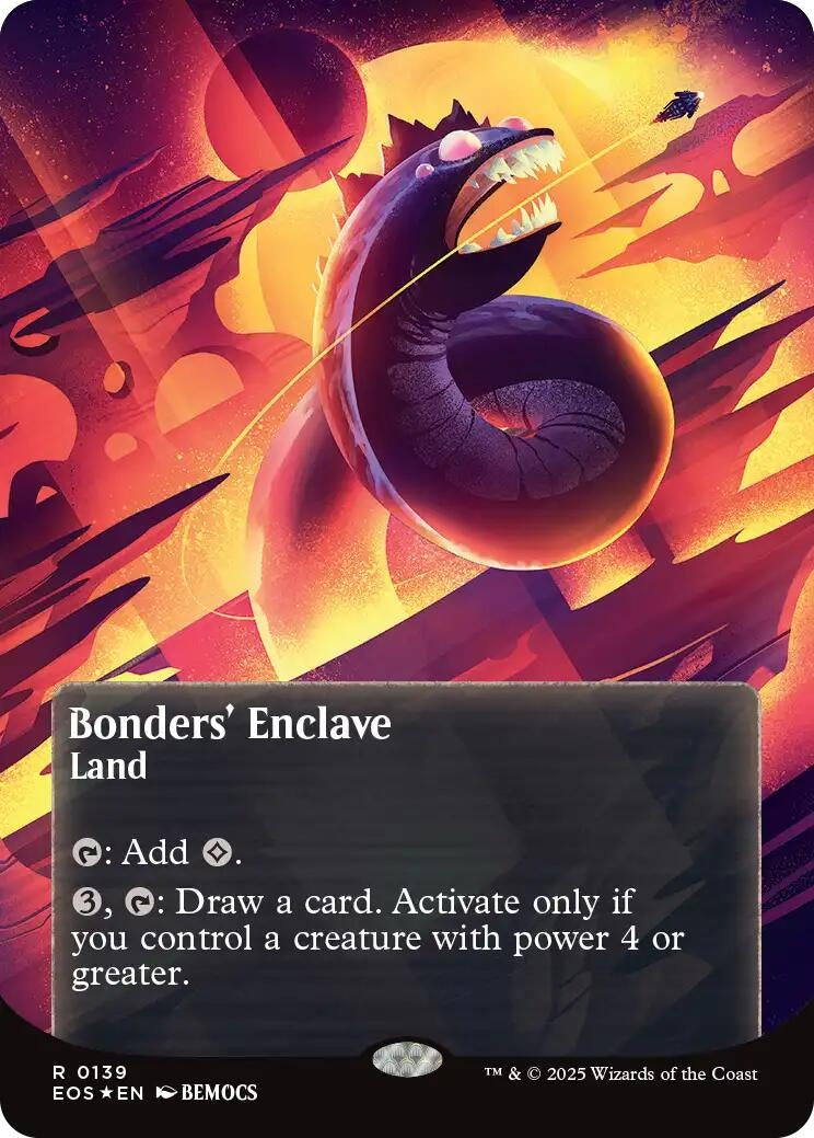 Bonders' Enclave (0136) (Borderless) (Galaxy Foil) (139) (EOS)