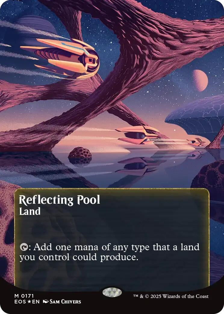 Reflecting Pool (0171) (Borderless) (Galaxy Foil) (171) (EOS)