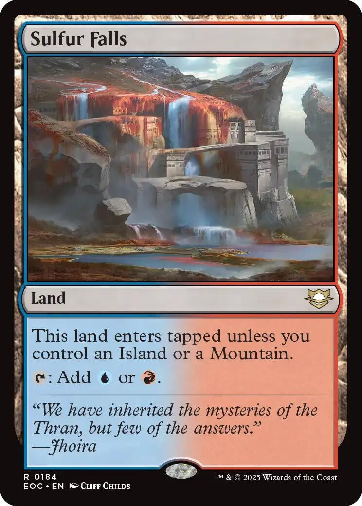 Image for Sulfur Falls (184) - Magic: The Gathering
