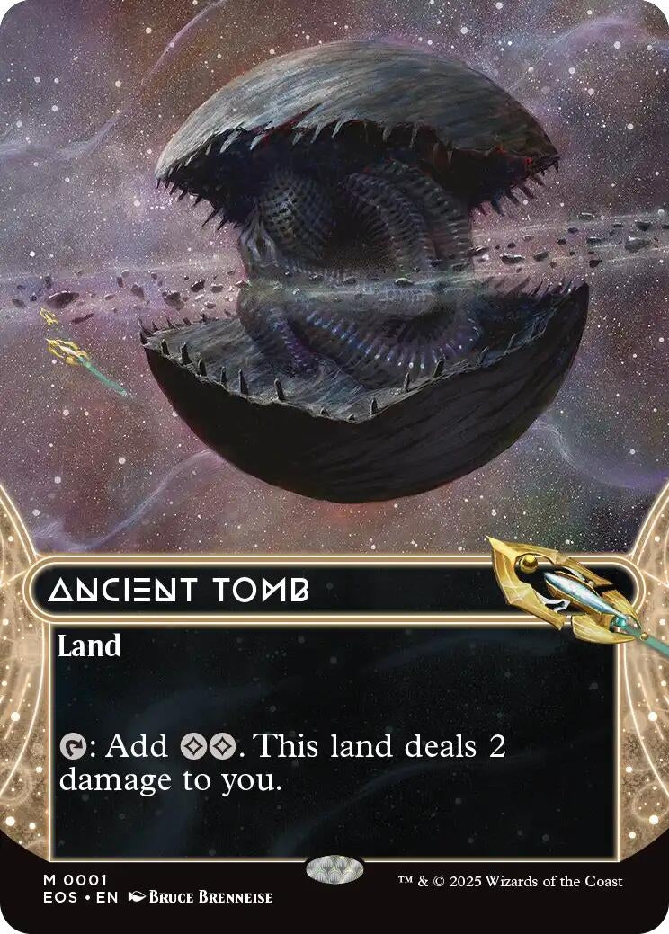 Image for Ancient Tomb (0001) (Borderless) (1) - Magic: The Gathering