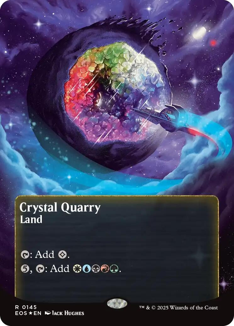 Crystal Quarry (0145) (Borderless) (Galaxy Foil) (145) (EOS)