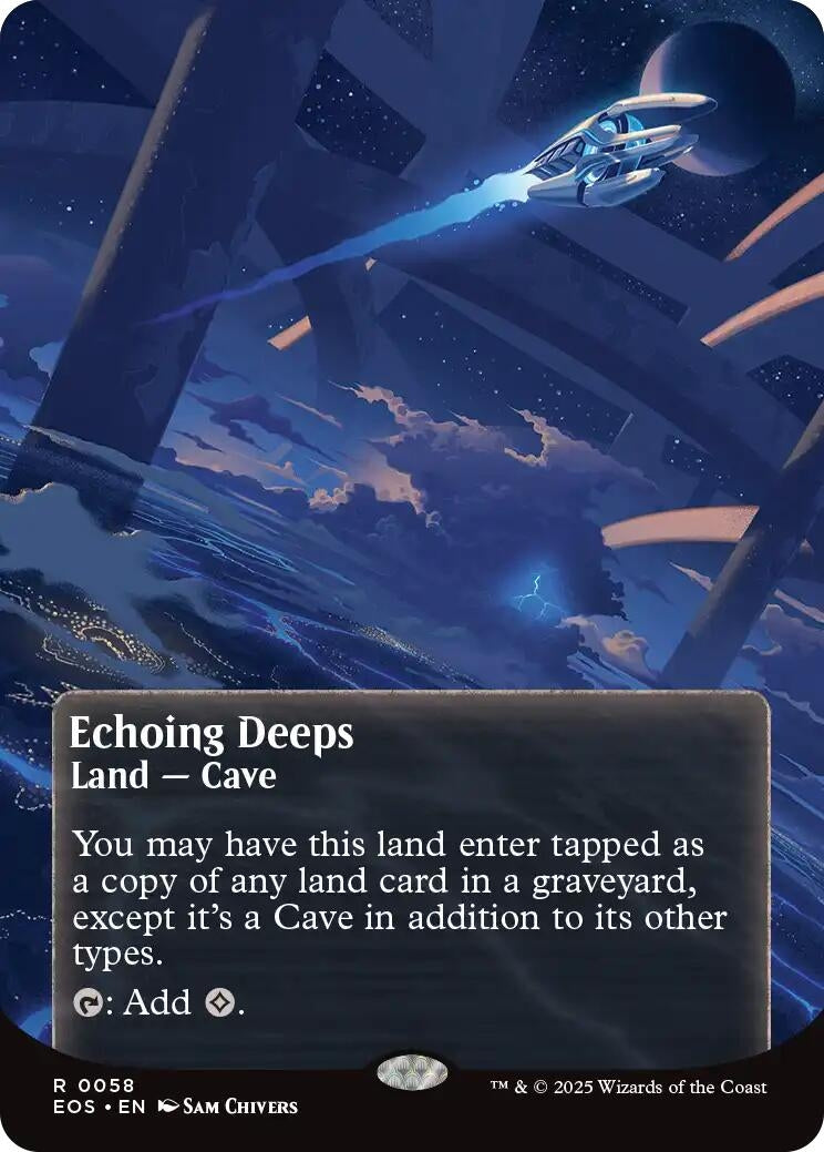 Image for Echoing Deeps (0058) (Borderless) (58) - Magic: The Gathering