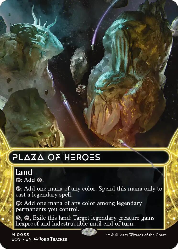 Image for Plaza of Heroes (0033) (Borderless) (33) - Magic: The Gathering