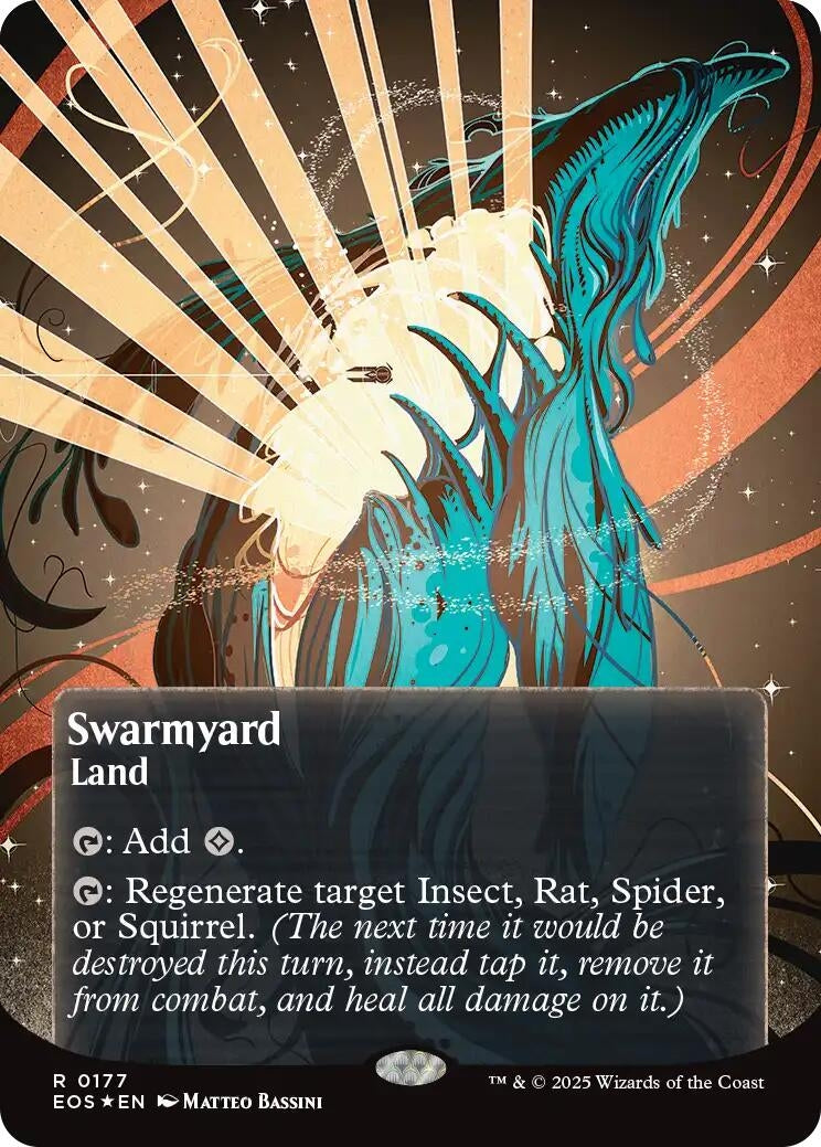 Image for Swarmyard (0177) (Borderless) (Galaxy Foil) (177) - Magic: The Gathering