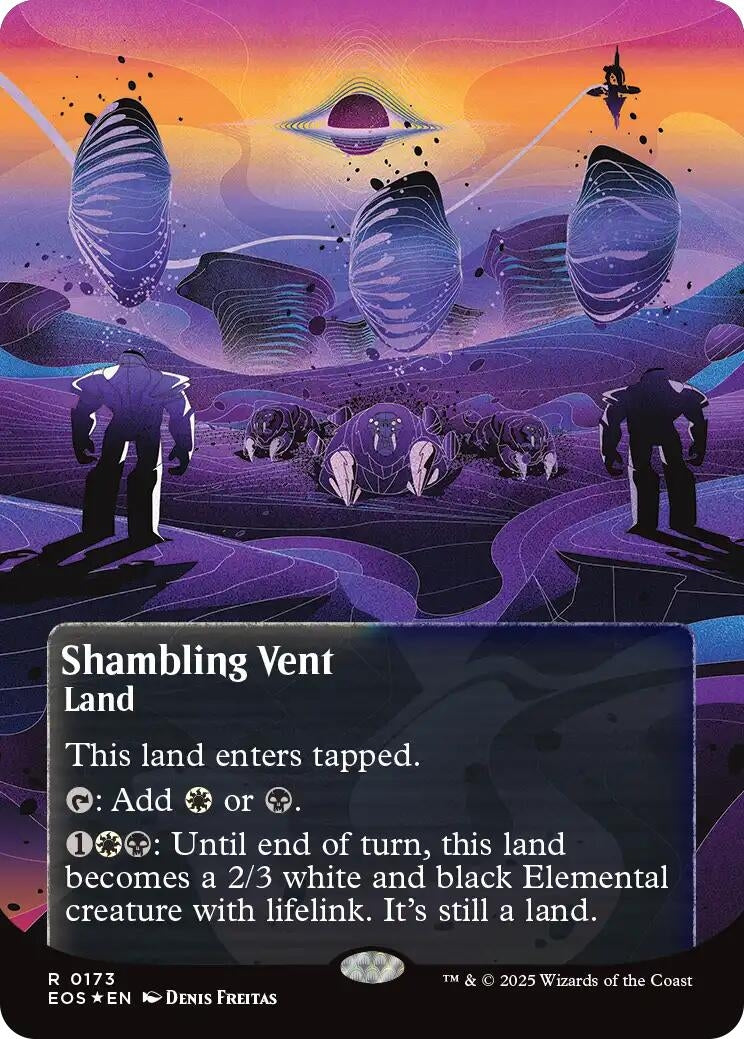 Shambling Vent (0173) (Borderless) (Galaxy Foil) (173) (EOS)
