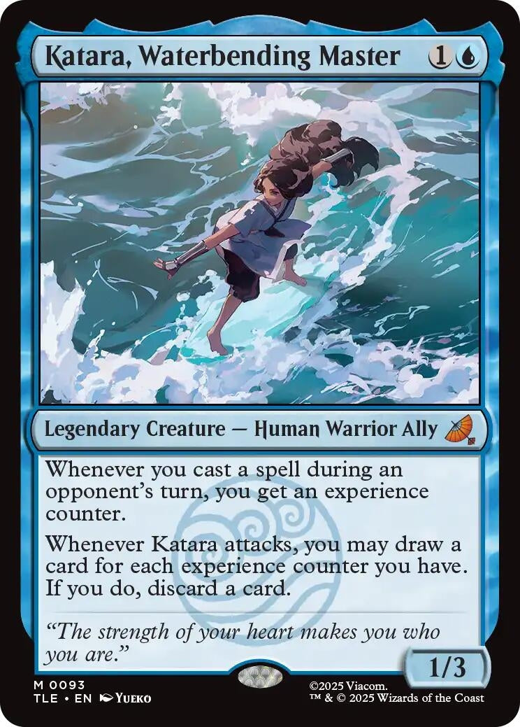 Image for Katara, Waterbending Master (93) - Magic: The Gathering
