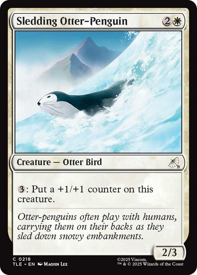 Image for Sledding Otter-Penguin (0218) (218) - Magic: The Gathering