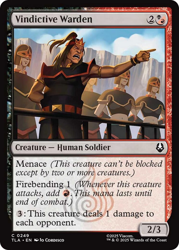 Image for Vindictive Warden (249) (TLA) - Magic: The Gathering