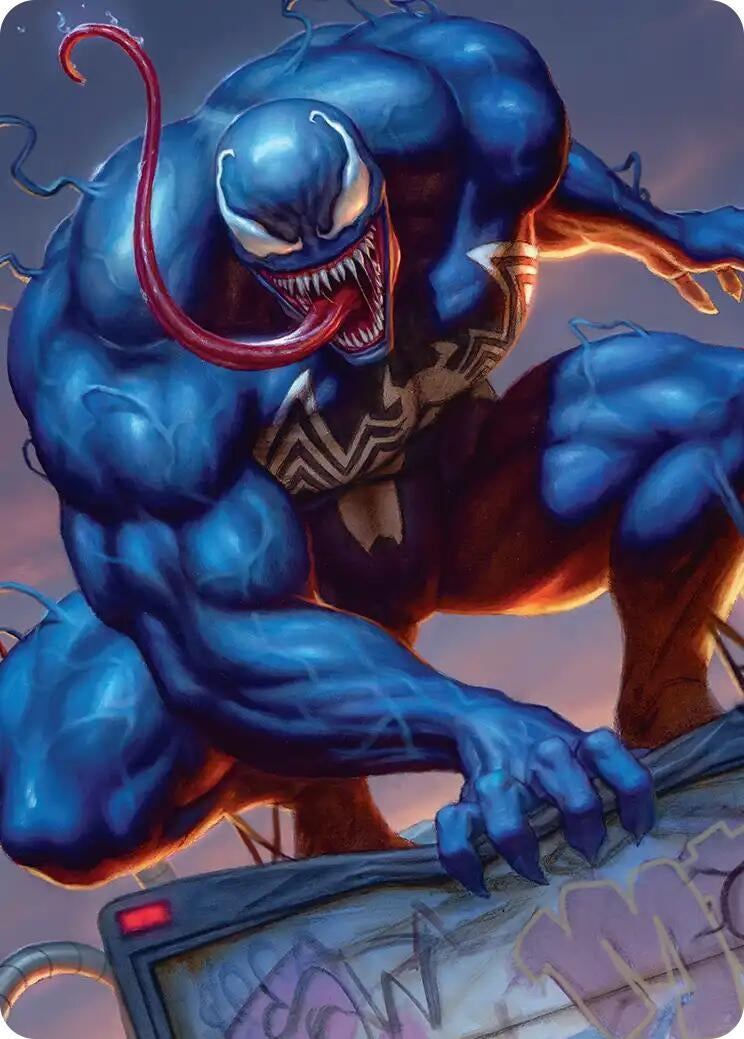 Image for Venom, Deadly Devourer Art Card - Magic: The Gathering