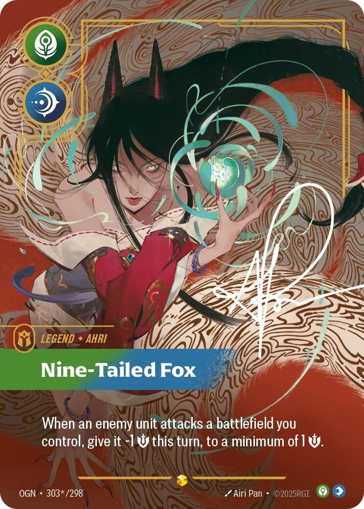 Image for Ahri - Nine-Tailed Fox (Alternate Art) (303*/298) (OGN) - Riftbound: League of Legends Trading Card Game
