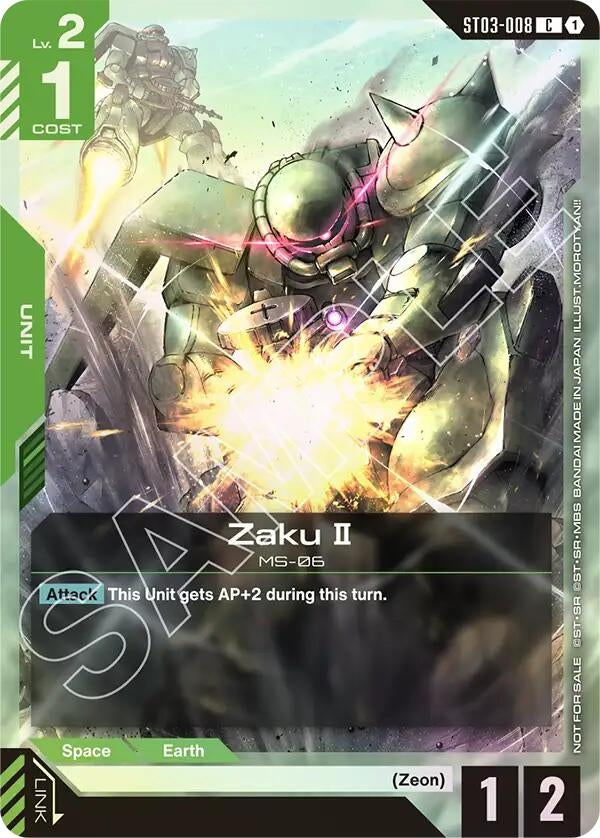 Zaku II (Championship Participation Pack 01) (ST03-008) (GCG-PR)
