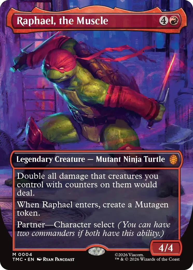 Image for Raphael, the Muscle (Borderless) (4) - Magic: The Gathering