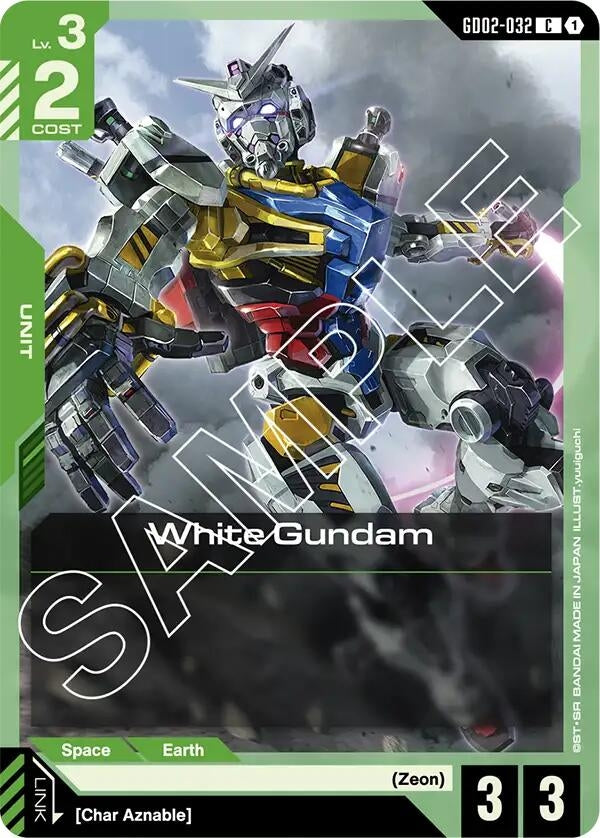Image for White Gundam (GD02-032) - Gundam Card Game