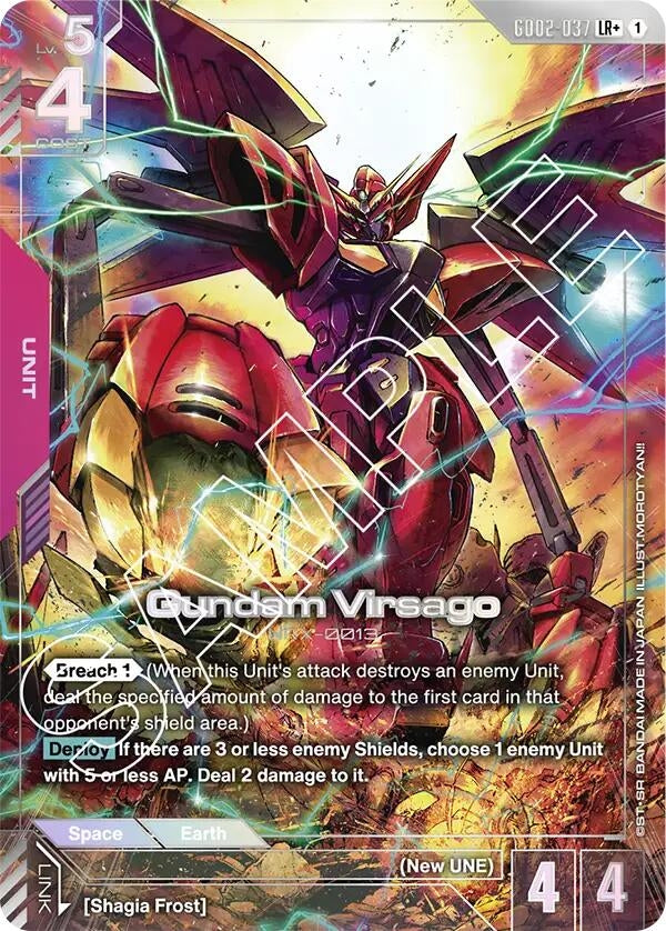 Image for Gundam Virsago (LR+) (GD02-037) - Gundam Card Game